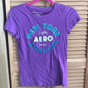 Purple Aeropostale shirt